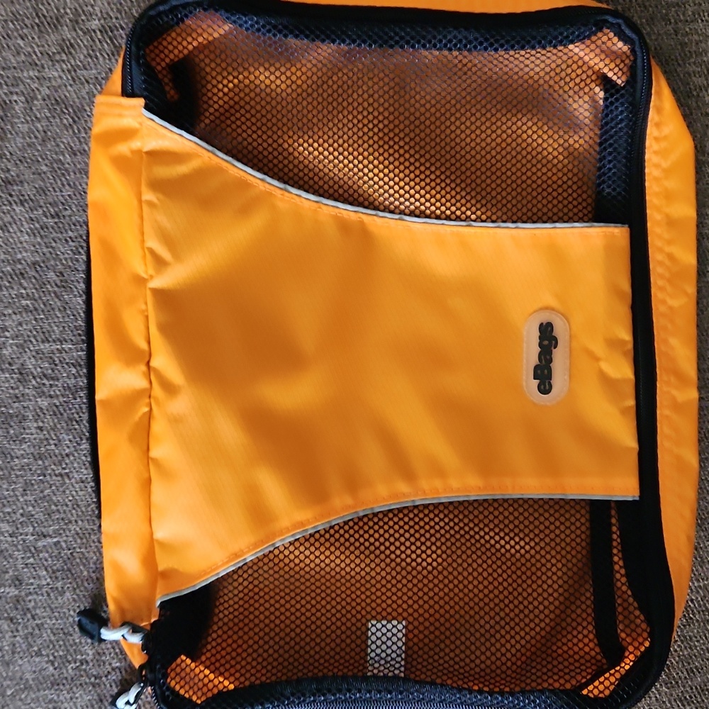 eBags Orange Packing Cube for Traveling Made Easy 9x13x3